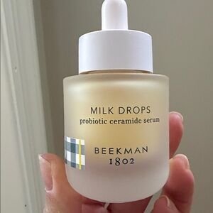 NWT BEEKMAN 1802 Milk Drops Probiotic Ceramide Serum 0.95 fL oz moisturizer